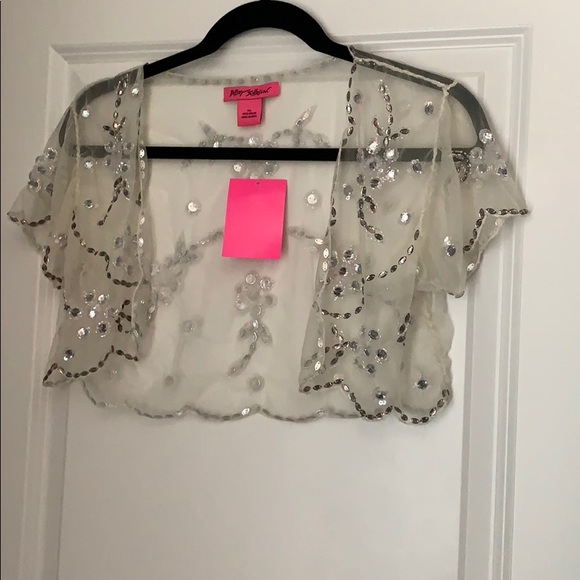 Betsey Johnson Jackets & Blazers - Betsy Johnson Capelet size M/L new
